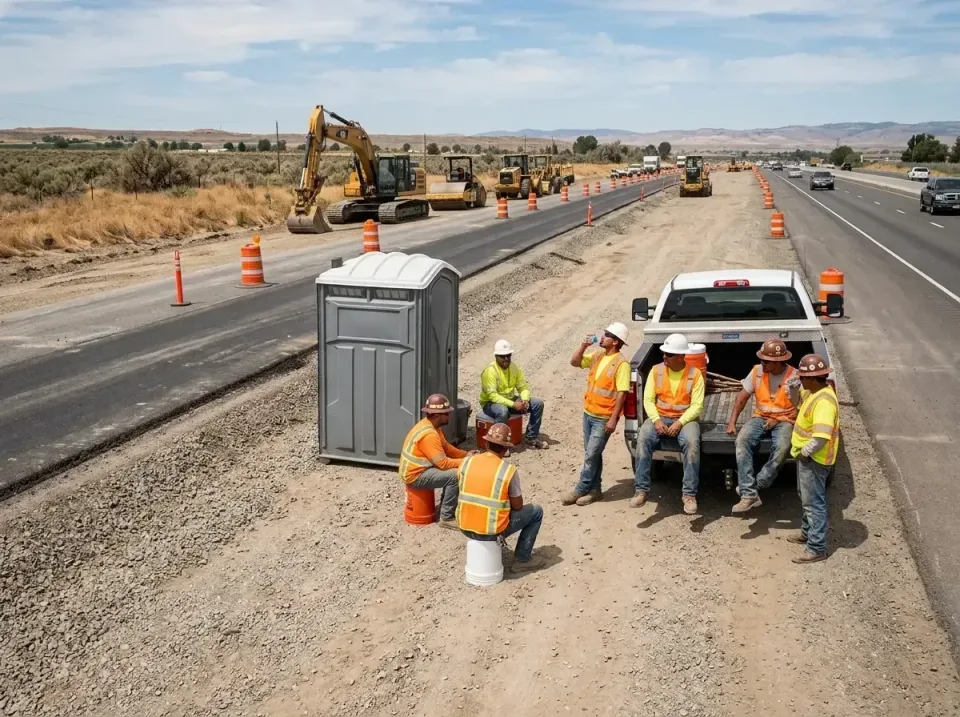 highway-road-construction-crew-007 — frequently asked questions, Porta Potty and Restroom Rentals in Doney Park, AZ